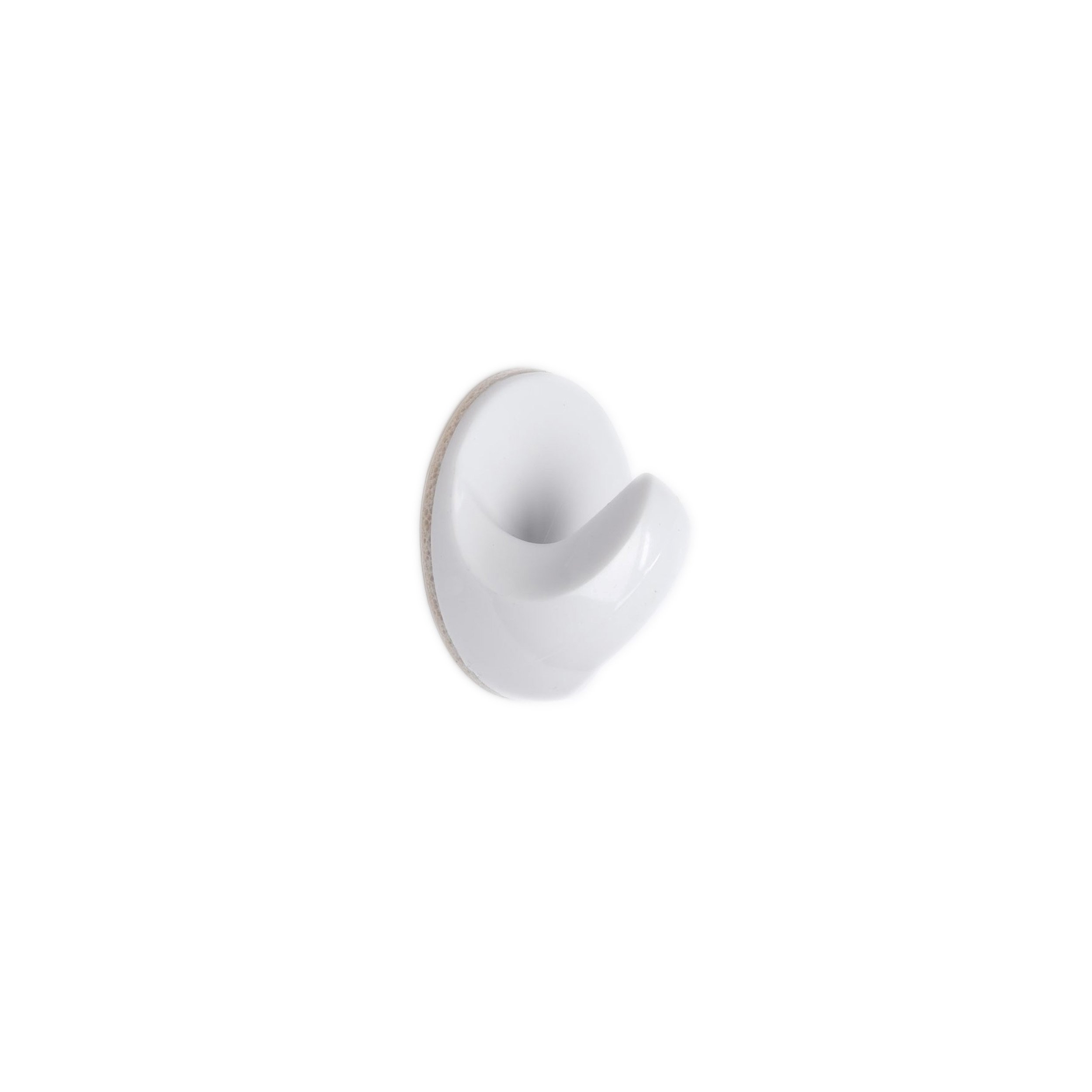 PREMIER 2 PCE SELF ADHESIVE HOOK LARGE ROUND WHITE